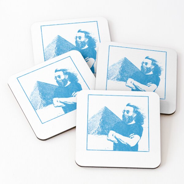 Item preview, Jerry Garcia In Front Of Great Pyramid designed and sold by iedehmedeh.