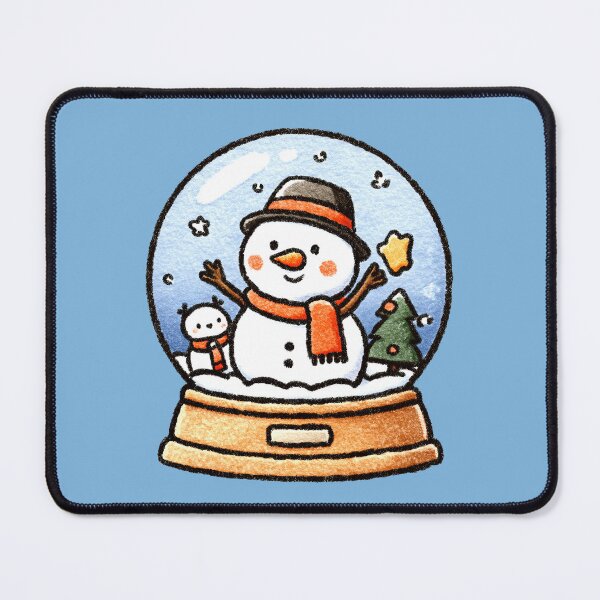 Item preview, Cute Snow Globe with Friendly Snowman Art designed and sold by colorful-white.