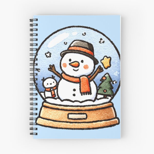 Item preview, Cute Snow Globe with Friendly Snowman Art designed and sold by colorful-white.