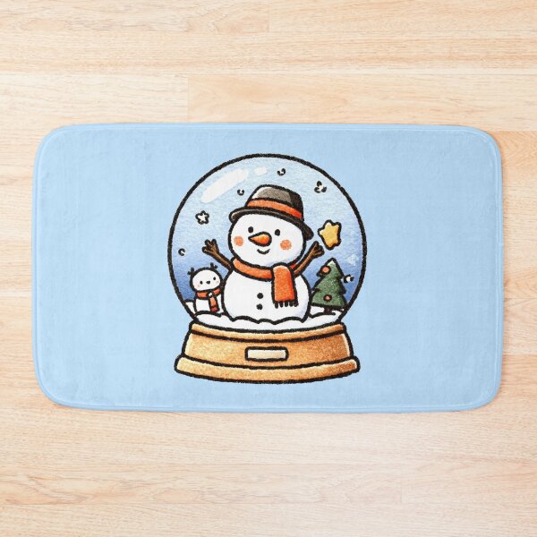 Item preview, Cute Snow Globe with Friendly Snowman Art designed and sold by colorful-white.