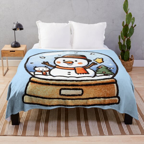 Item preview, Cute Snow Globe with Friendly Snowman Art designed and sold by colorful-white.