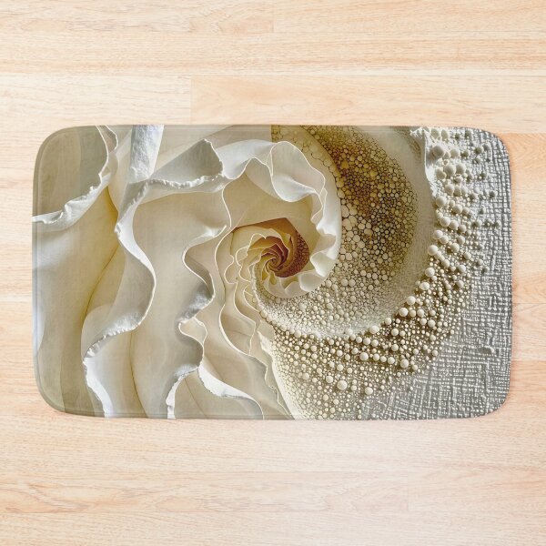 Item preview, Intricate Spiral Design in Ivory and White designed and sold by Vicky Brago-Mitchell®.