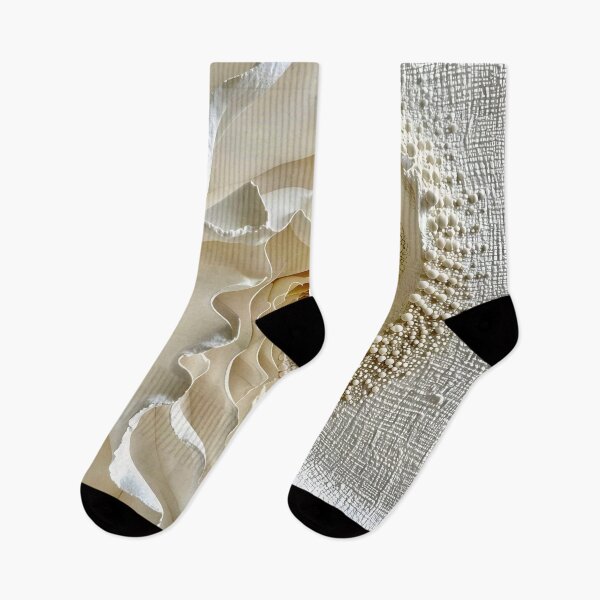 Item preview, Intricate Spiral Design in Ivory and White designed and sold by Vicky Brago-Mitchell®.