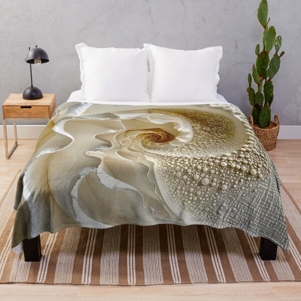 Item preview, Intricate Spiral Design in Ivory and White designed and sold by Vicky Brago-Mitchell®.