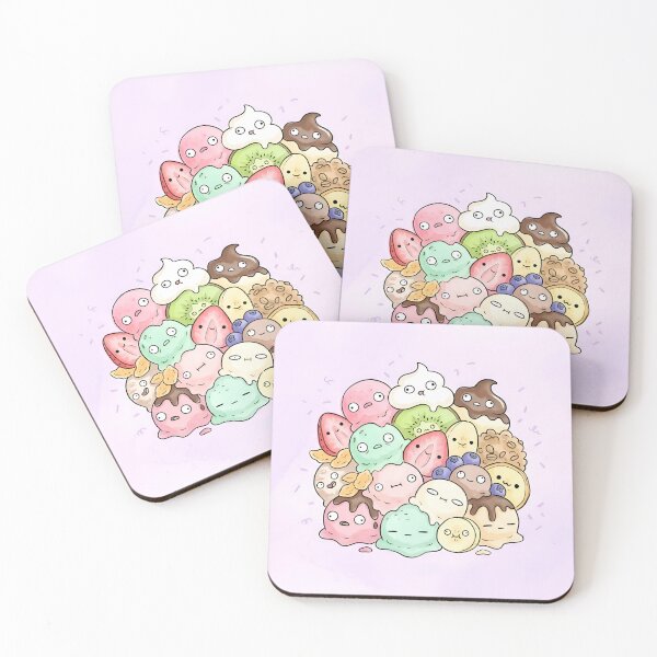 Item preview, Cute Parfait Ingredients Kawaii Sweet Dessert Illustration designed and sold by DuckOddity.