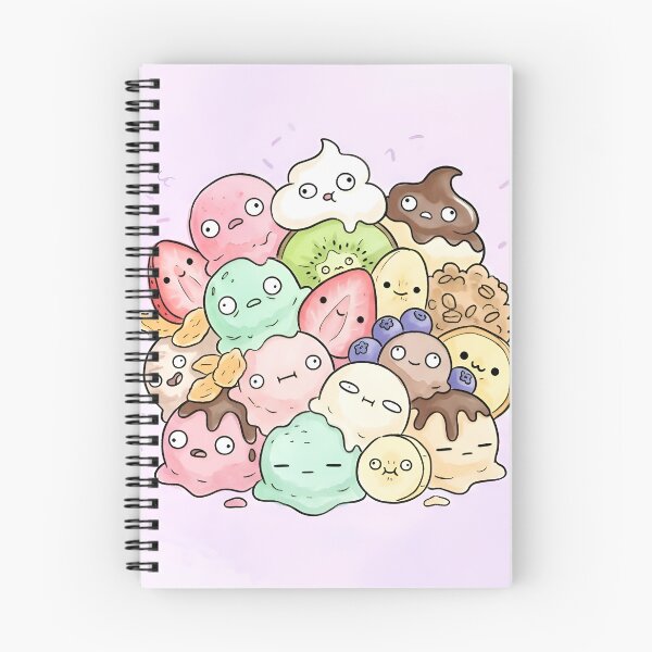 Item preview, Cute Parfait Ingredients Kawaii Sweet Dessert Illustration designed and sold by DuckOddity.