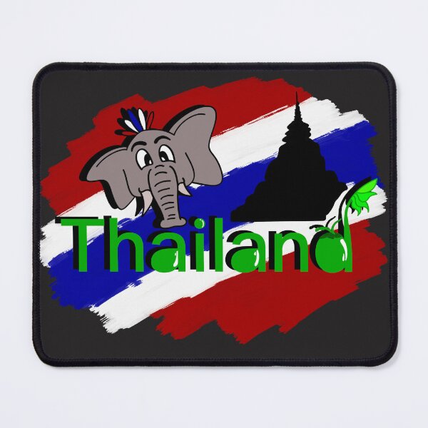 Item preview, Thailand Elephant Thai Flag Design designed and sold by Poonpoon11.