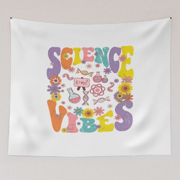 Item preview, Science Vibes Retro 1st Day of Back to School Groovy Teacher designed and sold by maegilldepus.
