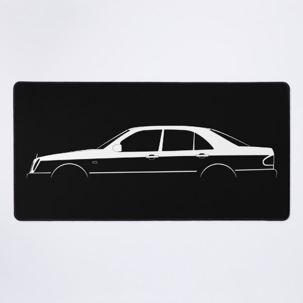 Item preview, E-Class (W210) (White) designed and sold by Car Silhouettes.
