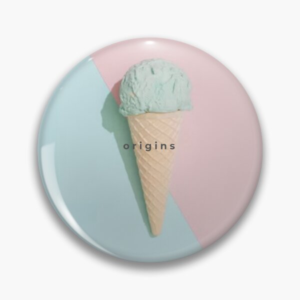 Item preview, Pastel Ice Cream Cone Minimalist Pop Art Origins designed and sold by ORIGINS LINES.