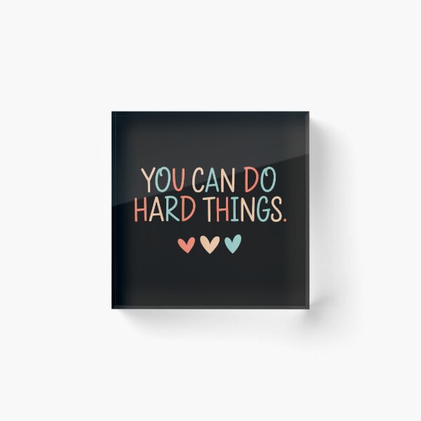 Item preview, Do Hard Things Funny designed and sold by Foxintheloart.