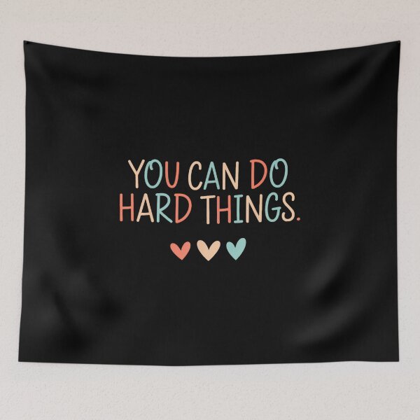 Item preview, Do Hard Things Funny designed and sold by Foxintheloart.