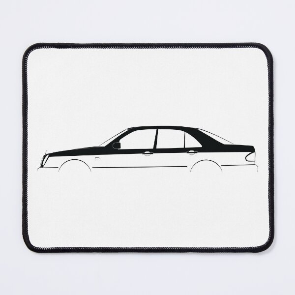 Item preview, E-Class (W210) (Black) designed and sold by Car Silhouettes.