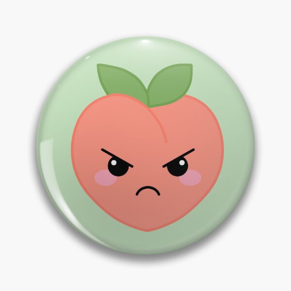 Item preview, Grumpy Angry Peach designed and sold by SlimyFish.
