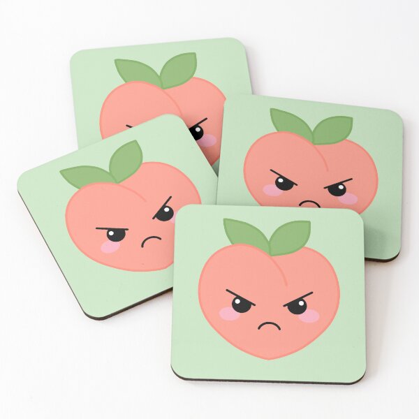 Item preview, Grumpy Angry Peach designed and sold by SlimyFish.