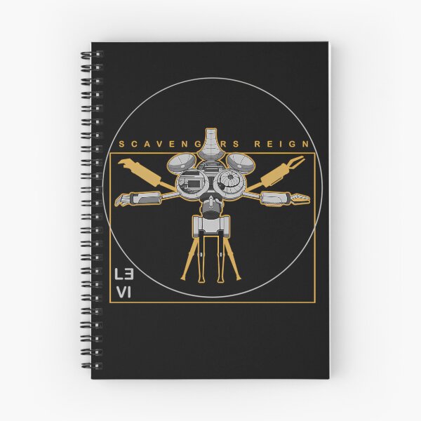 Item preview, L.E.V.I Robot Vitruvian Man Diagram Scavengers designed and sold by StireTraial.