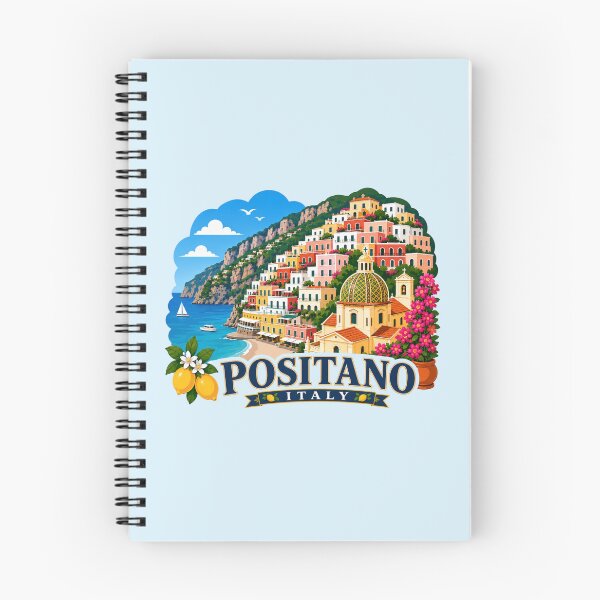 Item preview, Positano, Italy - Amalfi Coast Mediterranean designed and sold by Myra365Art.
