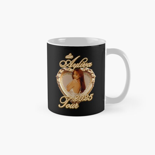 Item preview, Die Ayliva Tour 2025 Golden Heart Frame Portrait designed and sold by StireTraial.