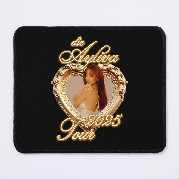 Item preview, Die Ayliva Tour 2025 Golden Heart Frame Portrait designed and sold by StireTraial.