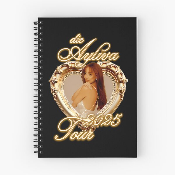 Item preview, Die Ayliva Tour 2025 Golden Heart Frame Portrait designed and sold by StireTraial.