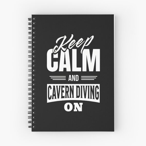 Item preview, Keep Calm Cavern Diving On - Funny Diver Graphic designed and sold by oq0rsggc.