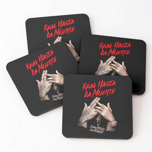 Item preview, Real Hasta La Muerte Tattooed Hands Sign Artwork designed and sold by StireTraial.