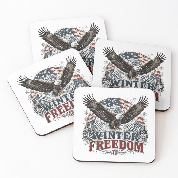 Item preview, Winter Freedom Eagle USA designed and sold by redblink store.