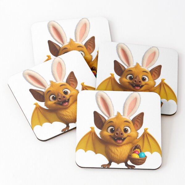Item preview, Easter Yellow Winged Bat designed and sold by Sillytoe.