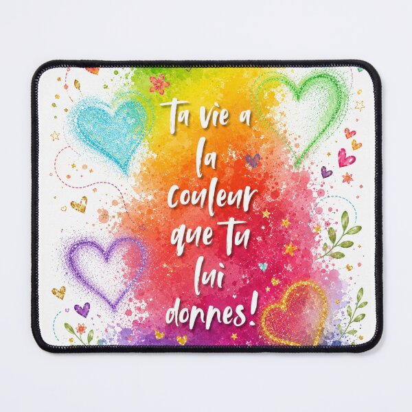 Item preview, Ta vie a la couleur que tu lui donnes! 2 (Your life has the color you give it!) designed and sold by CollectionsJEm.