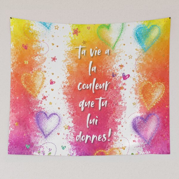 Item preview, Ta vie a la couleur que tu lui donnes! 2 (Your life has the color you give it!) designed and sold by CollectionsJEm.