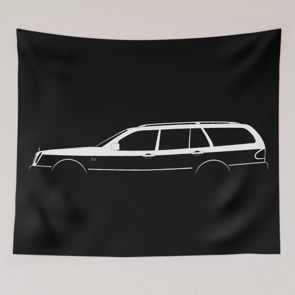 Item preview, E-Class Estate (S210) (White) designed and sold by Car Silhouettes.