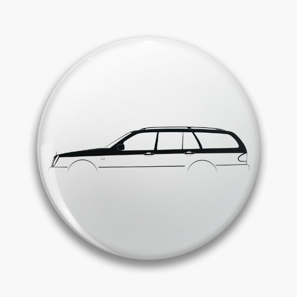 Item preview, E-Class Estate (S210) (Black) designed and sold by Car Silhouettes.