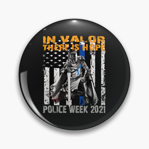 Item preview, Knight Valor Hope Police Week 2021 Distressed Flag designed and sold by oq0rsggc.