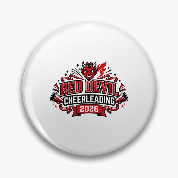Item preview, Red Devil Cheerleading 2026 designed and sold by WildHeartsStore.