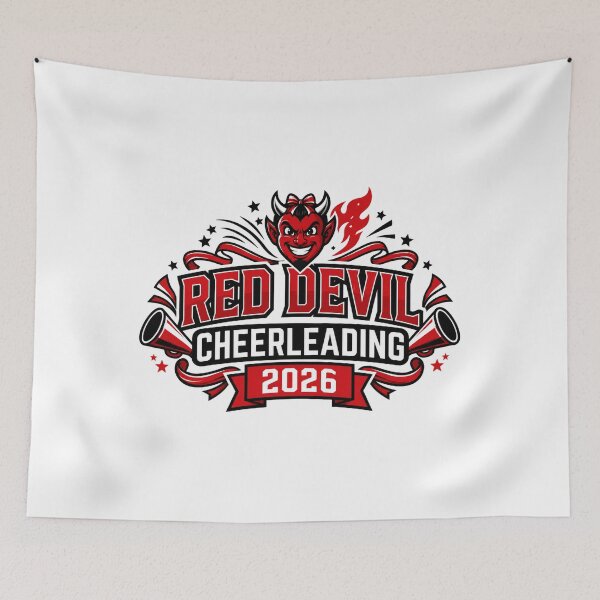 Item preview, Red Devil Cheerleading 2026 designed and sold by WildHeartsStore.