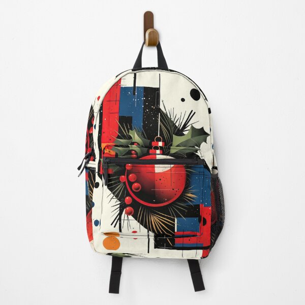 Item preview, Modern Abstract Christmas Ornament and Holly Art designed and sold by colorful-white.