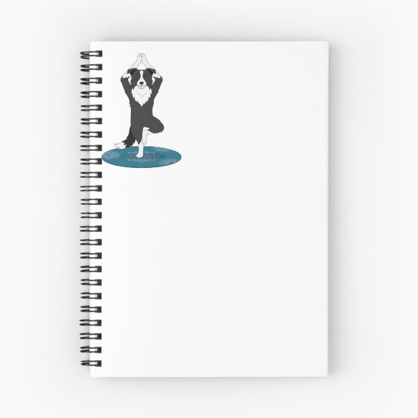Item preview, Border Collie Yoga Tree Pose Meditation Vector Illustration designed and sold by PictoVibe.