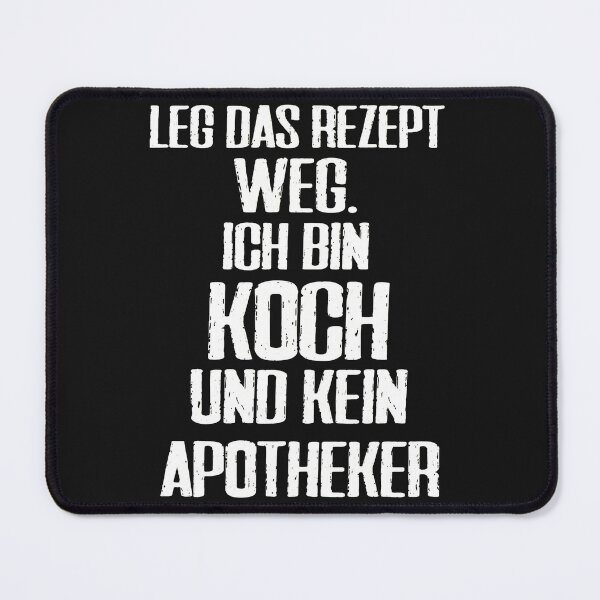 Item preview, Koch und kein Apotheker funny german cooking saying designed and sold by oq0rsggc.