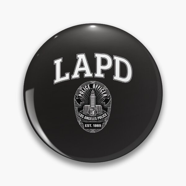 Artikelvorschau, LAPD-Polizeibeamten-Emblem von Los Angeles im Vintage-Stil entworfen und verkauft von j5ceetdjr9bp.
