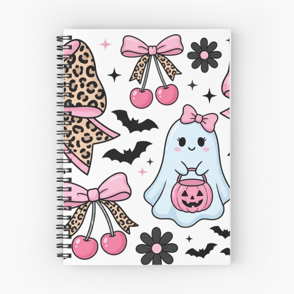 Item preview, Coquette Pink Halloween Bows & Ghost designed and sold by larbimalki.