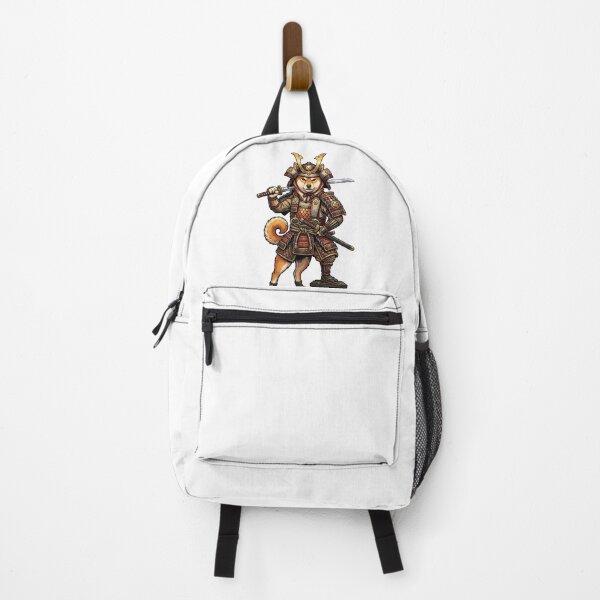 Item preview, Shiba Inu Samurai Warrior with Katana and Armor Illustration designed and sold by PictoVibe.