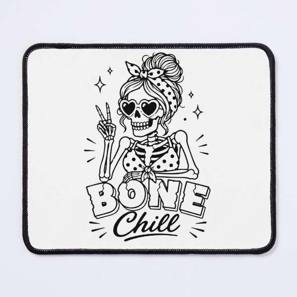 Item preview, Funny Bone Chill Skeleton Skull Design designed and sold by NovaCutCrafts.