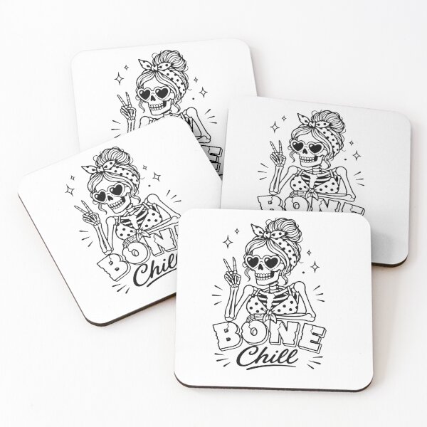 Item preview, Funny Bone Chill Skeleton Skull Design designed and sold by NovaCutCrafts.