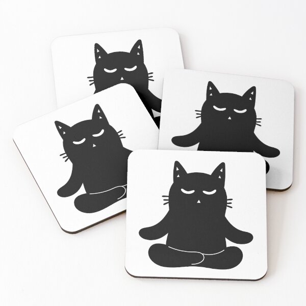 Item preview, Yoga - Zen Meow designed and sold by DibujandoPorfa.