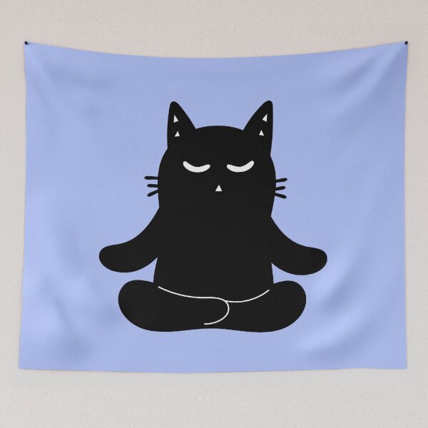 Item preview, Yoga - Zen Meow designed and sold by DibujandoPorfa.