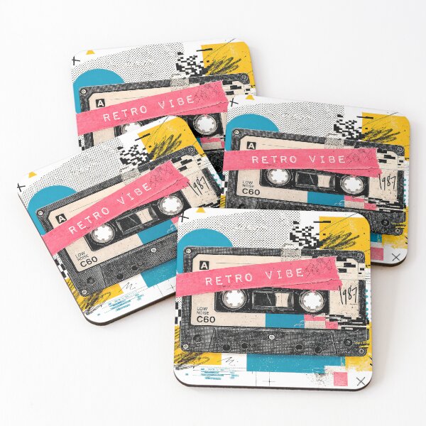 Item preview, Risograph Cassette Tape Mixed Media Collage  designed and sold by H Jonas.