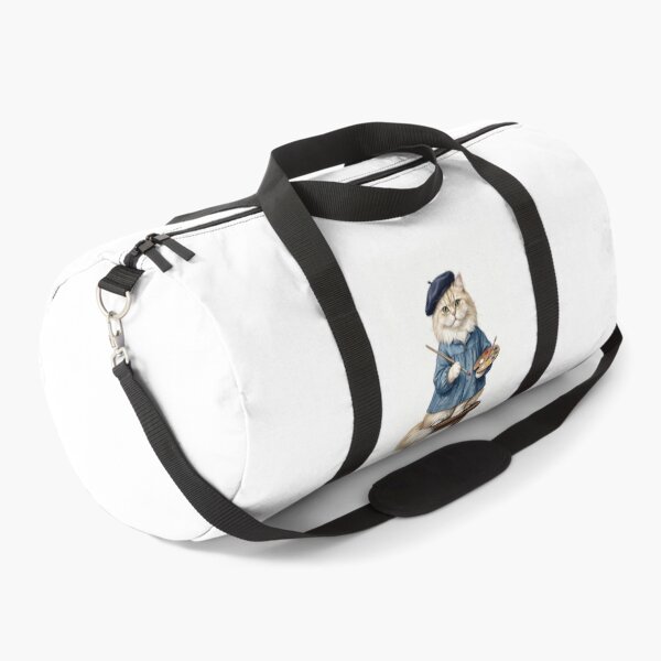 Item preview, Persian Cat Painter with Beret and Paintbrush Vintage Illustration designed and sold by PictoVibe.