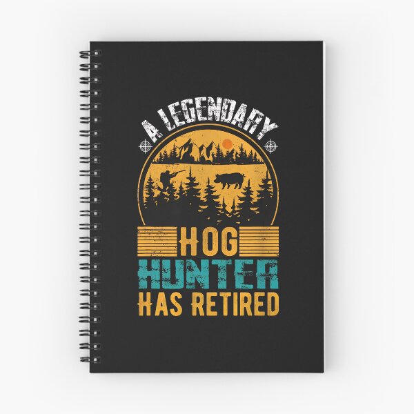 Item preview, Legendary Hog Hunter Has Retired Vintage Design designed and sold by oq0rsggc.