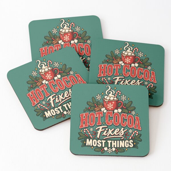 Item preview, Hot Cocoa Fixes Most Things – Cozy Christmas Humor designed and sold by  MAD's Recreation Studio.