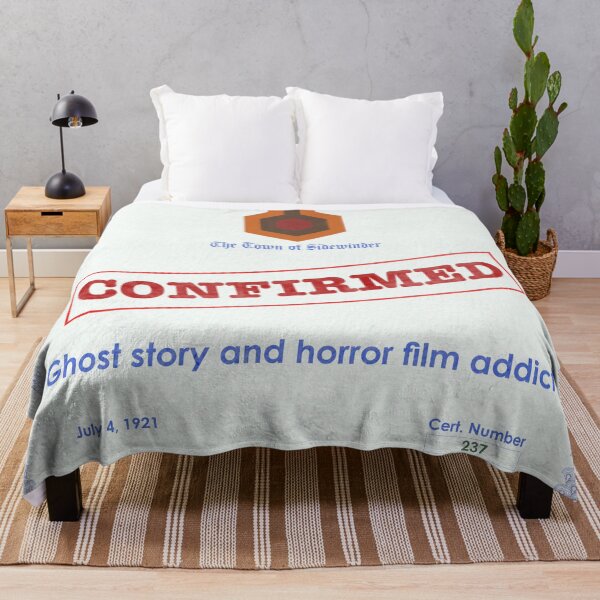 Item preview, Ghost Story and Horror Film Addict designed and sold by Talking Threads.